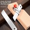 V-shaped Woodworking Chamfer Planer Adjustable Angled 45° Manual Chamfering Tool Durable Wood Structure Non-Electric Wood Plane