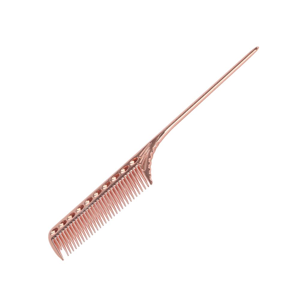 Salon Rat Tail Hair Comb Men Women Styling Comb Professional Barber Aluminum Metal Comb