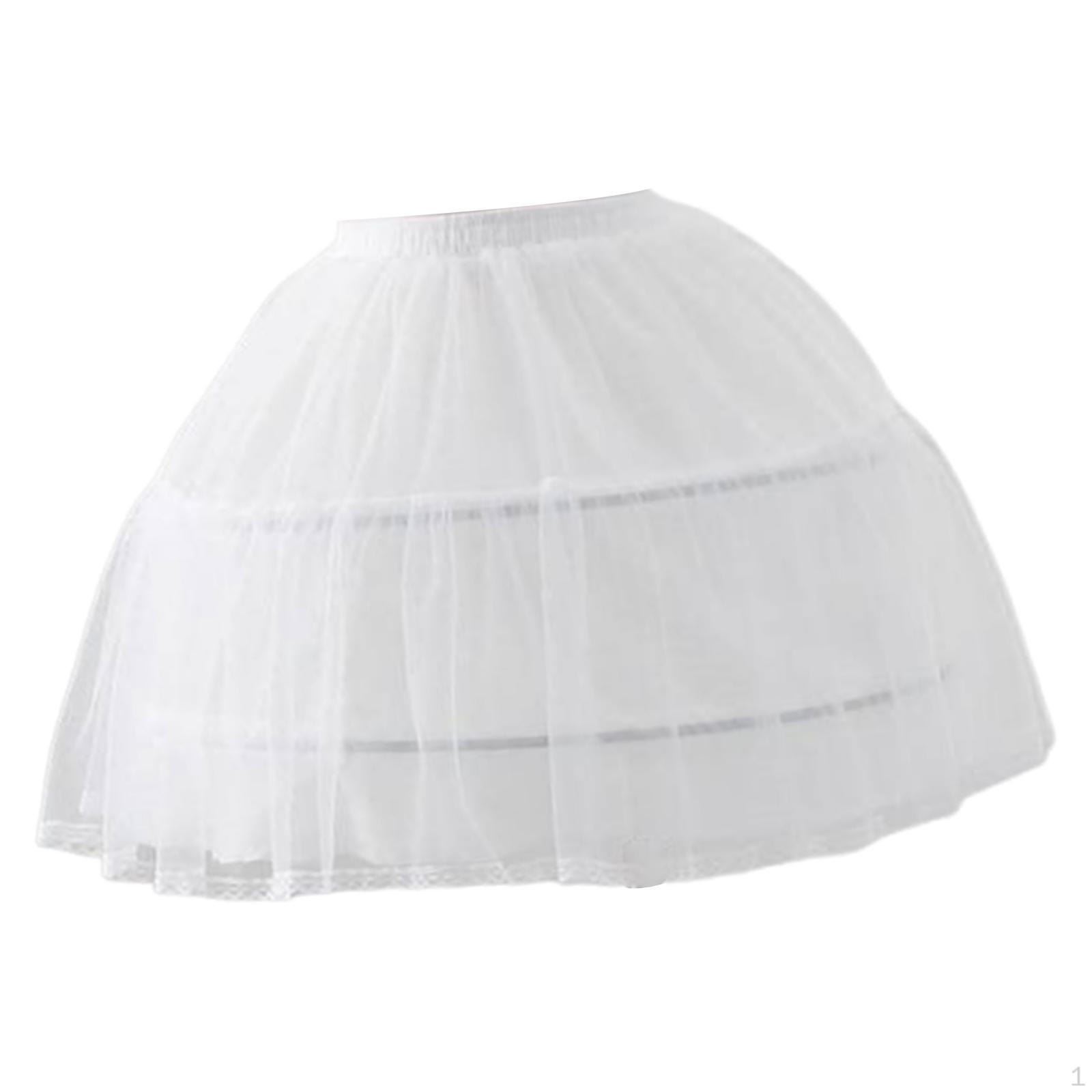 

Удобный женский;s Нижняя юбка, Идеально для косплея, выпускного вечера, костюма. белый