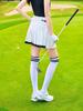 Women's High Waist Pleated Tennis Skirt with Anti-Exposure Lining - Summer Slimming Outdoor Sports Skirt