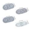 Diy Crystal Drop Glue Mold Seven Chakra Pendant Ornament Coaster Dual-purpose Mold Storage Tray Silicone Mold