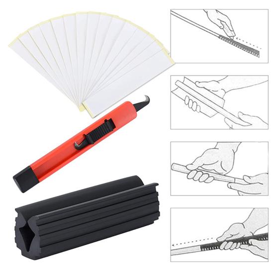 1 Set Grip Remover Blade Portable Comfortable Handle Wear-resistant Retractable High Strength Golf Grip Disassembly Economical Golf Regripping Kit