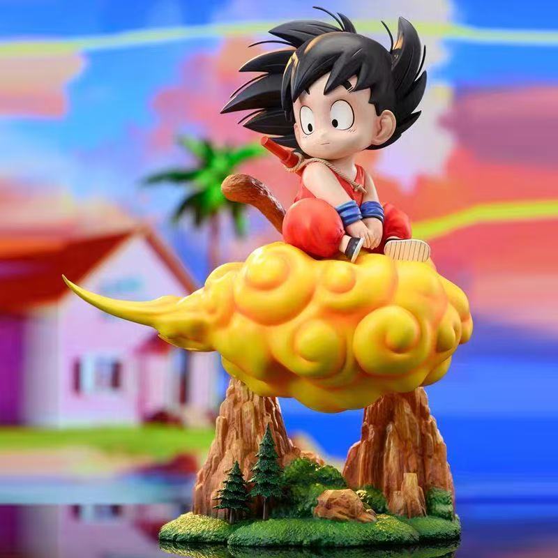 21cm/8.27inch Dragon Ball Kintoun Goku Figure Kid Goku Pvc Action Figures Collection Model Toys Gifts