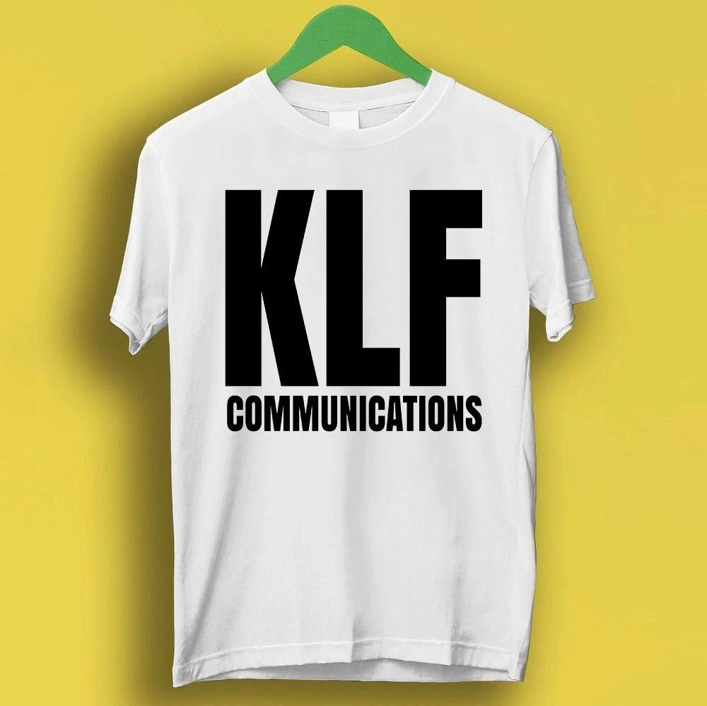 Белая футболка KLF Communications Полный размер S-5XL Унисекс BT1850 Унисекс Футболка S
