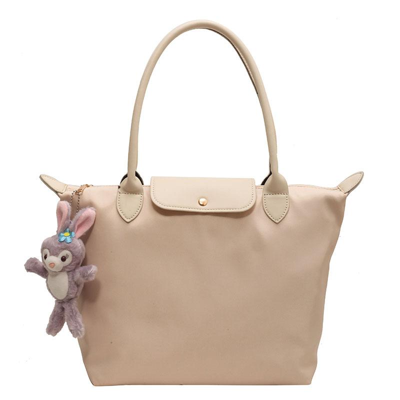 Premium texture large capacity dumpling bag nylon canvas bag summer new student bag class commuter bag