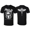 Judas Priest - Angel Of Retribution Headshot Pattern Printed T-shirt Classic Heavy Metal Band T-shirt for Daily and Concert Wear