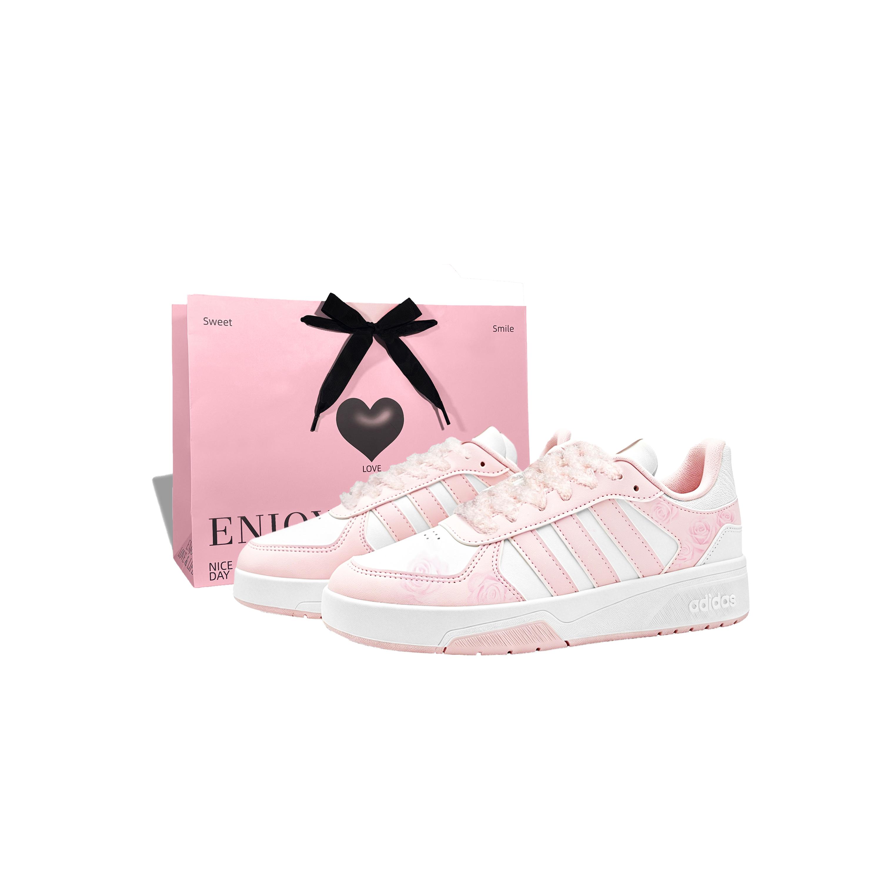 

Adidas COURTBEAT German Army Trainers Synthetic Leather Slip Resistant Abrasion Resistant Low top Skateboard Shoes KI6785(Team2163-) 36
