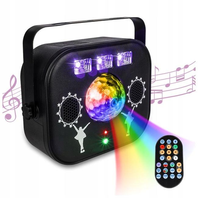 LIGHT4ME MULTIBOX multi-effect LED disco ball laser