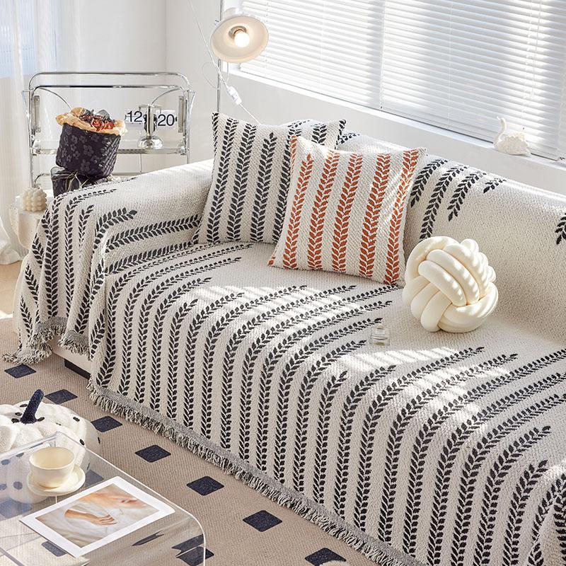 Simple Thicken Chenille Sofa Cover Sofa Blanket Cushion Anti-Cat Scratch Washable Blanket Sofa Towel Four Seasons Universal
