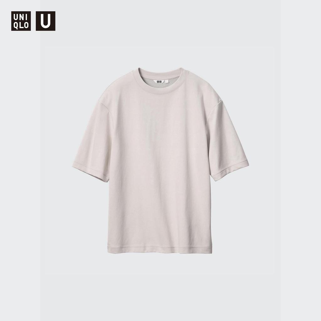 2 X Uniqlo Japan Air Rhythm Cotton Oversized Tee  5 Minute Sleeves 