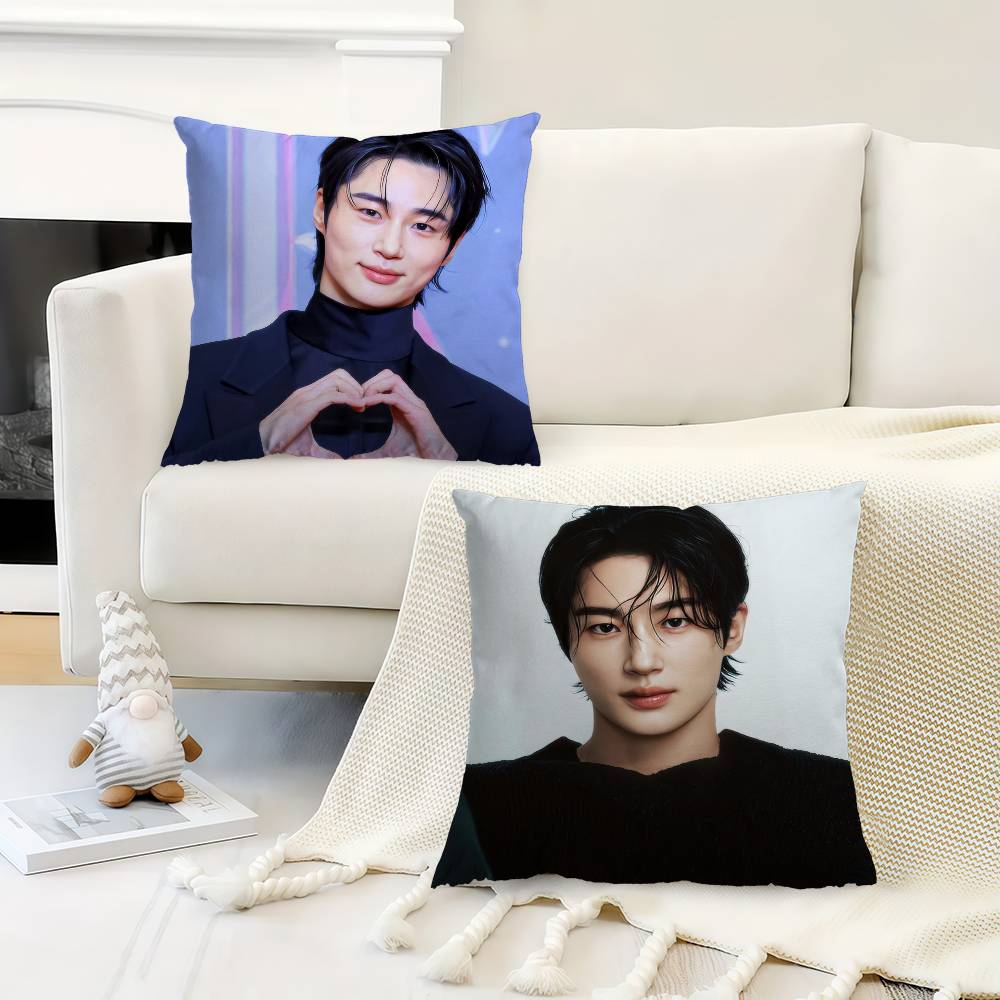 Celebrità Coreana Byeon Wooseok Copricuscino Federa Cuscino Decorazione Federa Cuscino Stampata Per Divano