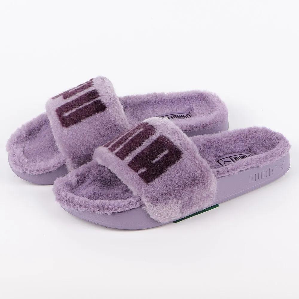 Puma Lead Cat 2.0 Fuzz WNS Slippers 38731316 Fur Slippers Fur Shoes Winter Warm Shoes for Indoors and Outdoors