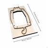 CatShaped Tray Cutting Stamp WoodBacked, Leather Die, for Leatherworking