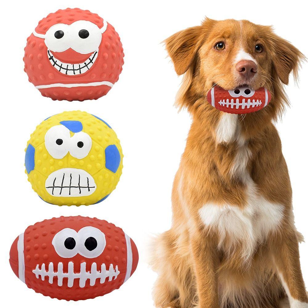 

New Rugby Small and Medium Dogs Interactive Games Training Toys Vocal Toys Chew Toys