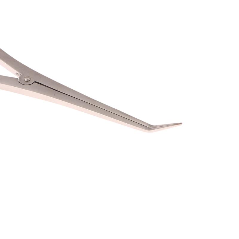 Zubní implantát kostní třmen Měřidlo zubní korunky Třmen Pravítko Zakřivená/rovná hlava Zubní chirurgický vosk Kost Zubní nástroj