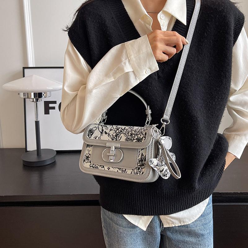 Bolsas de design de nicho populares 2024 Novas bolsas femininas Bolsas crossbody versáteis populares Bolsas quadradas pequenas portáteis da moda