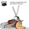 Stainless Steel Roast Beef Cutting Tongs Meat Bread Slicing Tong Onion Tomato Holder For Slicing Vegetable Fruits Cutting Kitche