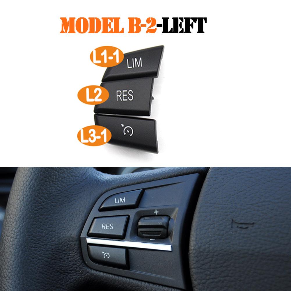 Car Steering Wheel Control Switch Buttons For 1 3 4 5 6 7 X3 X5 Series F20 F30 F34 F36 F10 F11 F07 F12 F01 F02 F15 F16 F25 F26
