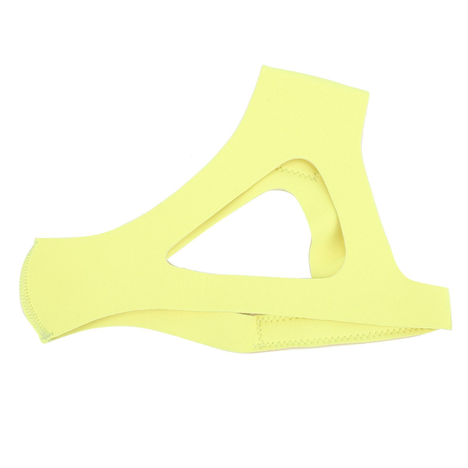 

AntiSnoring Chin Strap Adjustable Stop Snoring Strap Breathable Jaw Support Belt(Yellow ) жовтий