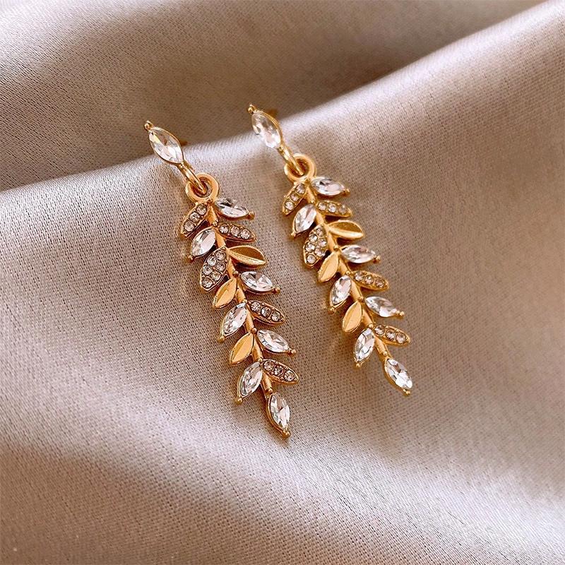 Exquisite Luxury Micro Inlaid Zircon Geometric Square Earrings for Woman 2024 Korean Fashion Zircon Party Girls Unusual Earring