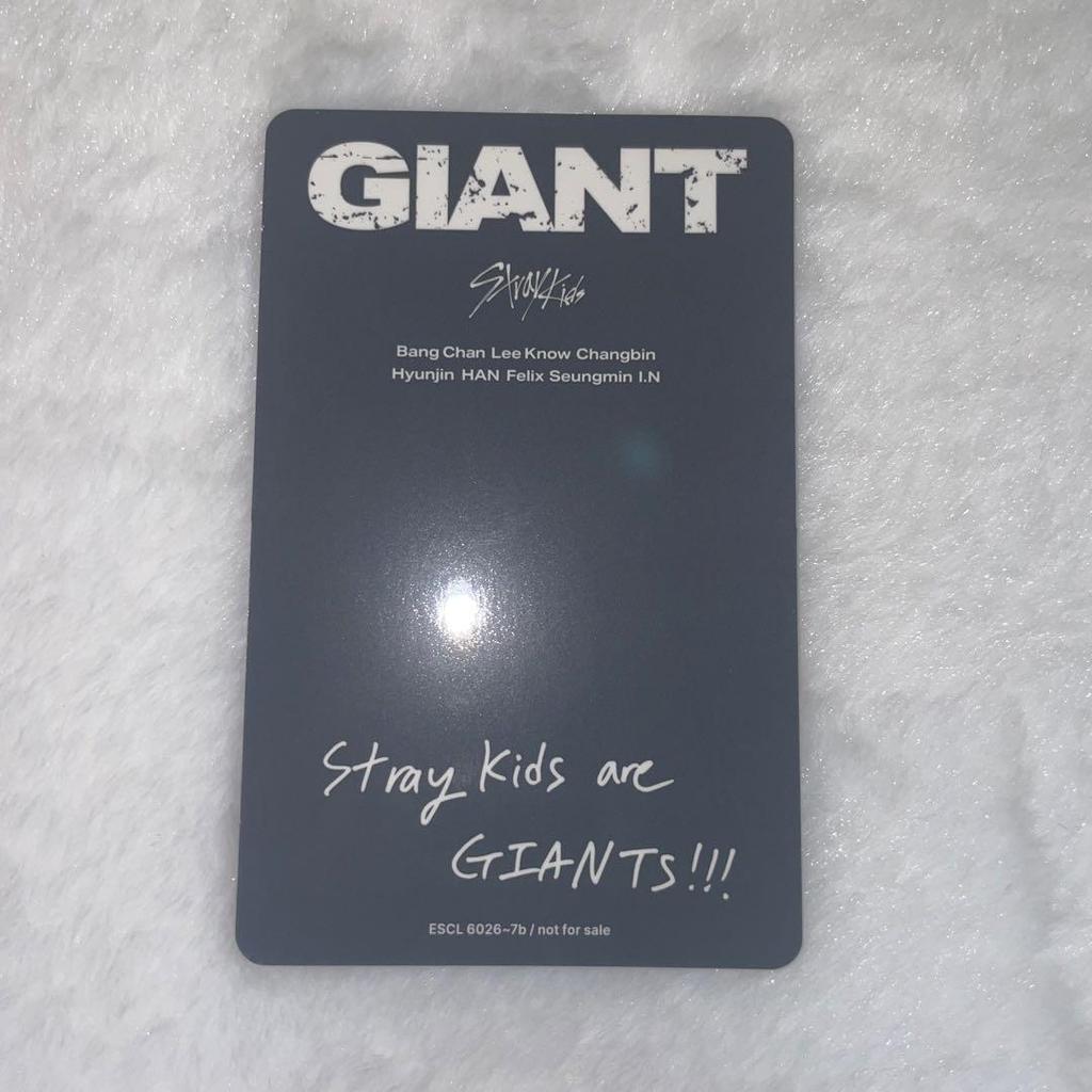 [USED] Stray Kids Seungmin GIANT First Press Limited Edition B