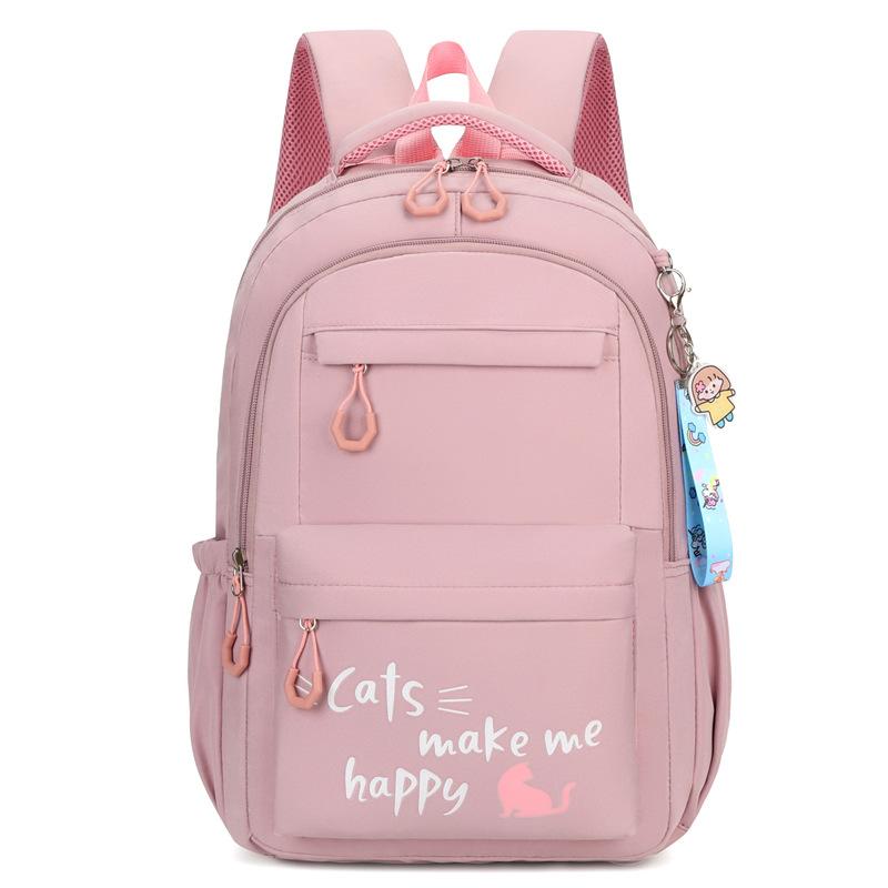Student bag girl middle school student load reduction spine bag large capacity new high school backpack