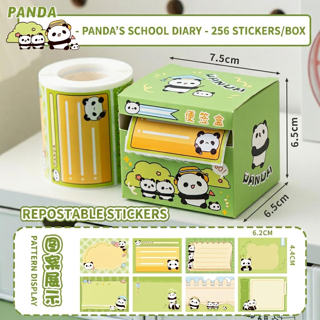 Cartoon Memo Pad Cute Cute Note Pad Reusable Sticky Notes Removable Sticky Notes Box For Marking Office Study Stationery Gifts