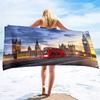 Large Plush Microfiber Beach Towel Quickly Absorbs Water, Fast Drying, Easily Shake Off Sand,Gym Poolside Sunbed Throw for Women