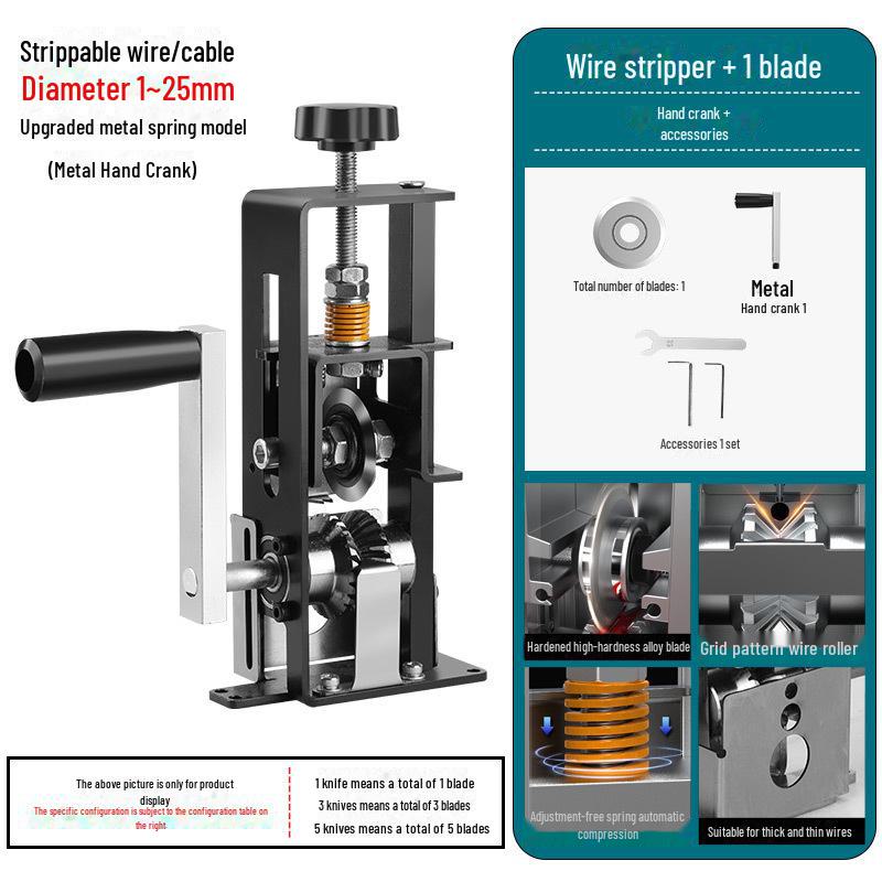 Electric Copper Wire Stripper for Scrap Wires and Cables