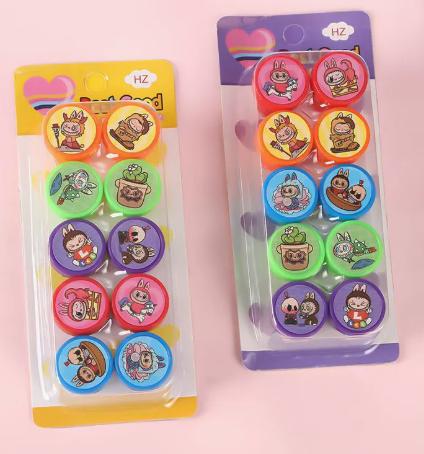 Kids Pad with Clear Patterns for Scrapbooking and Journaling, Ink Pad for Crafts