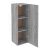 5 pc TV Cabinet Set Grey Sonoma Particleboard