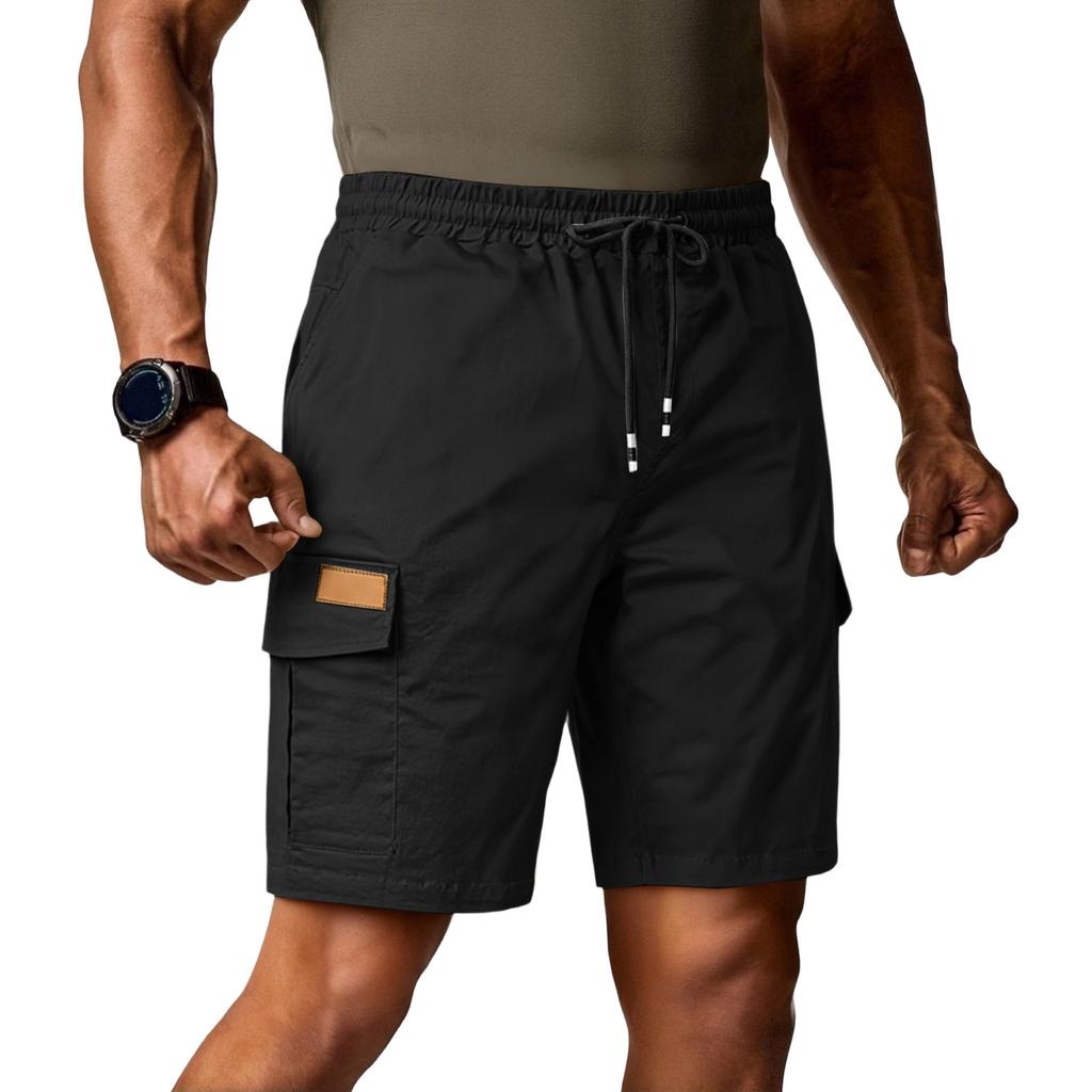 Men's -color Casual Five-inch Length Work Pants - Men's Loose Multi-pocket Outdoor Sports Quick-drying Breathable Shorts
