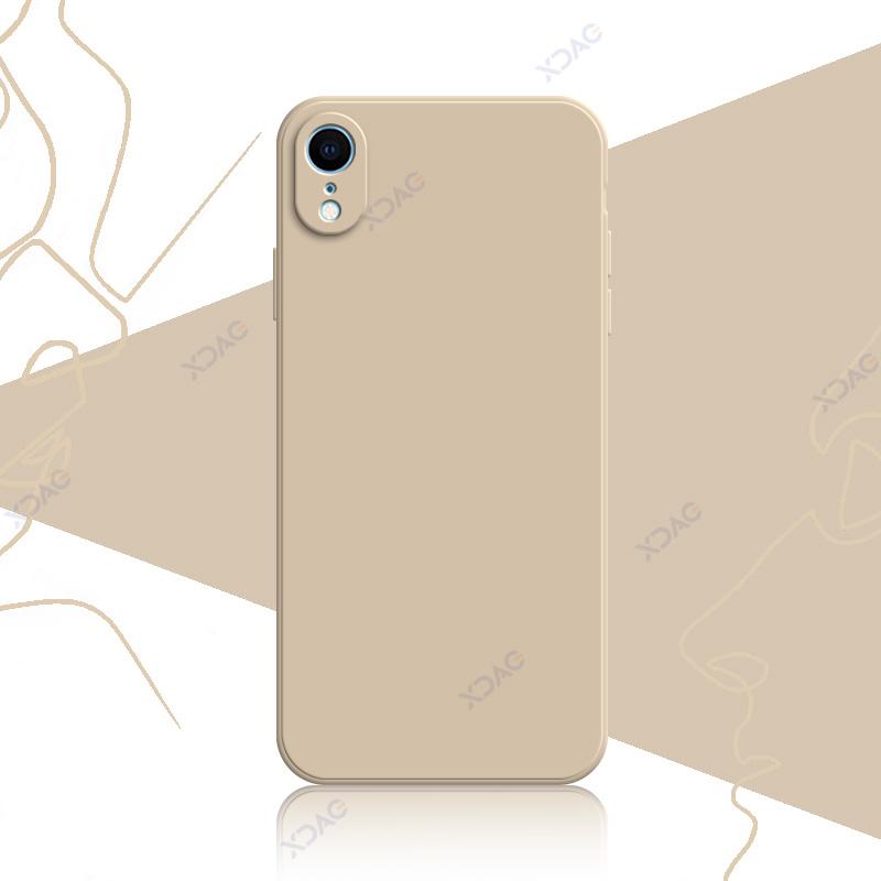 

Розкішний м який чохол для iPhone 7 8 Plus X XR XS Max квадратний рідкий силіконовий чохол для iPhone 8 iPhone XR XS Max Armor Shield iPhone XR хакі