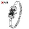 Fashion Luxury Square Dial Women Quartz Watch Elegant Alloy Strap Waterproof Wristwatch Reloj Mujer Girls Clock Gift