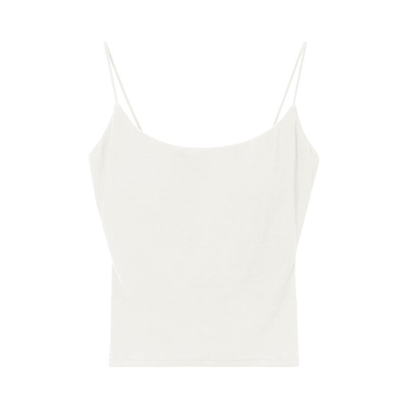 

Slim-Fit Spaghetti Strap Camisole: Soft, Stretchy, and Stylish for Spring and Summer Large