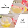 8pcs/ 4 Sets Baby Suction Bowl Infant Training Bowl With Heat Sensitive Spoon