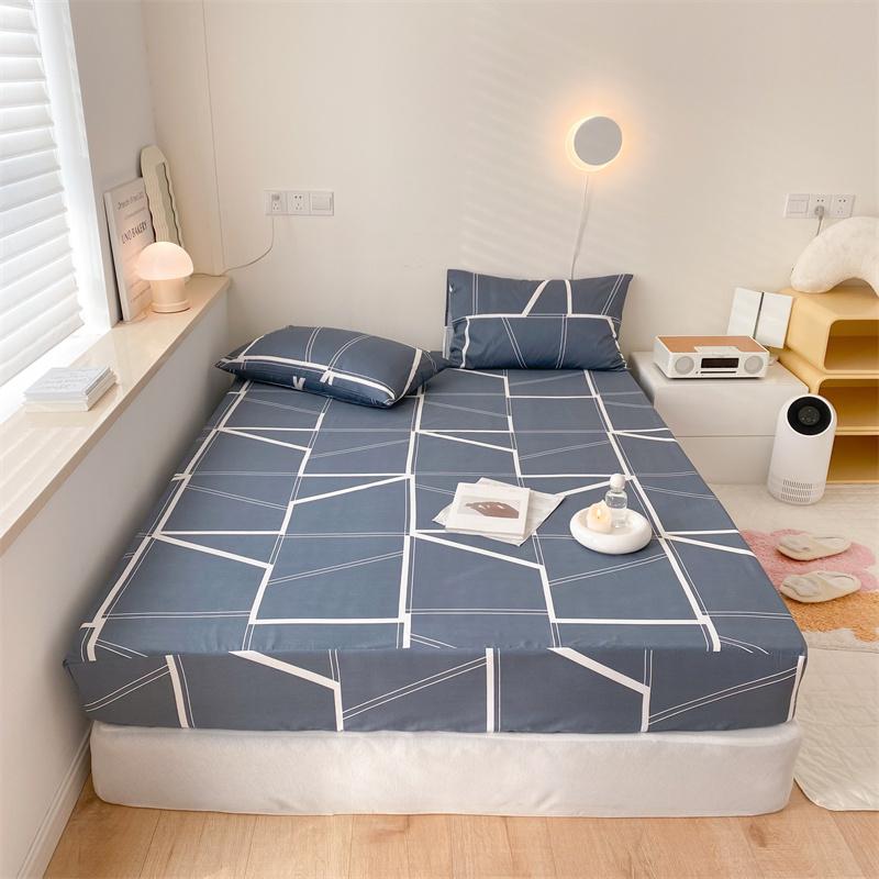 100% Cotton Fitted Sheet Cartoon Style Bed Cover Skin-friendly Bedsheets Single Size Bed Linen Sabanas Para Cama (No Pillowcase)