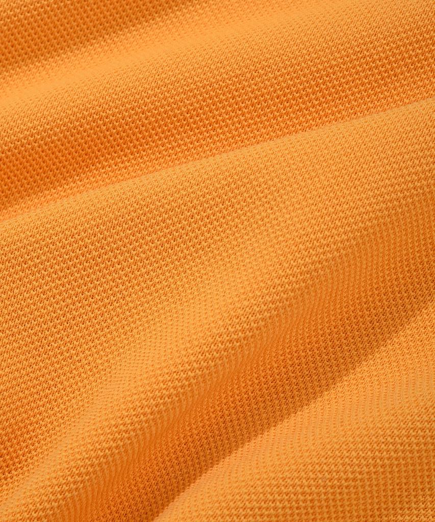 COVERNAT WOMAN Collared Half Knit Orange