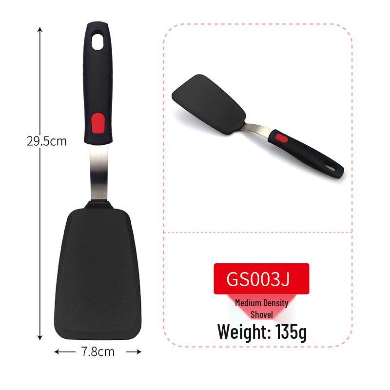 Silicone Non-stick Griddle Spatula: Anti-scalding, Heat-resistant Kitchen Tool for Pancakes & Tamagoyaki