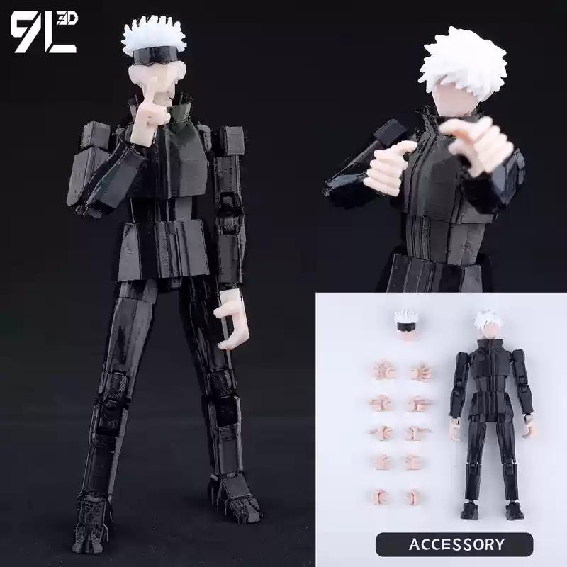 Jujutsu Kaisen 3D-печатная фигурка персонажа Классическая аниме-фигурка Многосуставная игрушка-трансформер Модный настольный орнамент Other