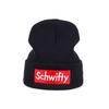 Schwifty Winter Embroidery Knitted Beanie Hat Skullies Hat Knit Letter Bonnet Outdoor Ski