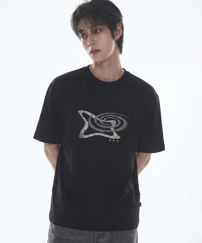 Odeupeol Whirl T-Shirt(Black)