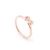 Rose Gold Titanium Steel Women's Hoop Ring – Valentine's Day Edition