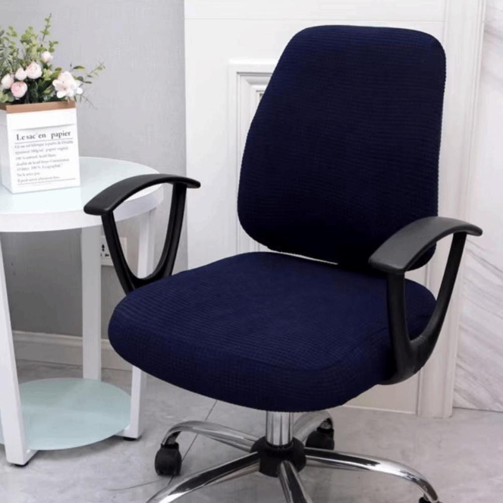2Pcs/Set Breathable Office Chair Cover Soft Chair Seat Slipcovers Computer Chair Cover  Home Textile