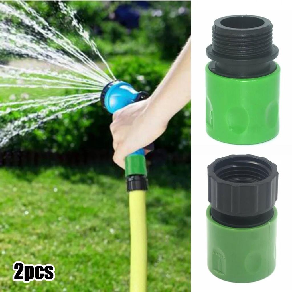 Schlauch Schnellkupplung Schnellreparaturset Ersatzteil 2 Stück/Set Wasser 3/4" Messing Kupplung Endstück Innen- Außen