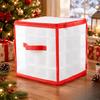 Holiday Decoration Storage Box Large Capacity Foldable Ornament with