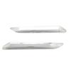 2pcs Front Bumper Strip Left Right Anti Scratch Chrome Silver Replacement for Citroen C5 X7 2007‑2015