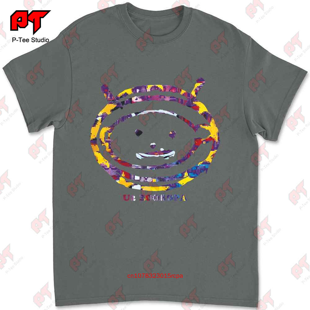 U2 Zooropa 93 Logo Vzácné Irská Rocková Alternativní Kapela Bono Unisex Pánské Tričko B0FQ
