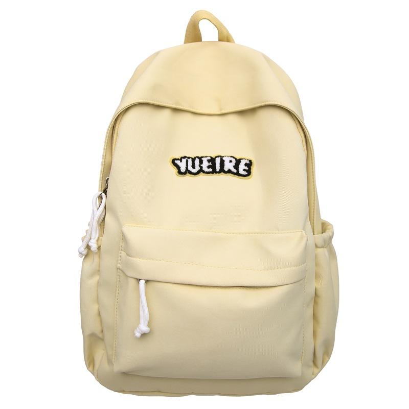 Girls' College Style Backpack for Junior High School Students New Style Versatile High School Students Simple and Niche Backpack
