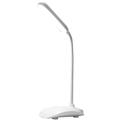 LED Desk Lamp Touch Control Three Level Color Temperature Stepless Dimming USB Charging Table Lamp